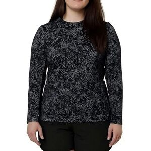 Hang Ten Long Sleeve Sunray Tee Rash guard Floral Small NWT UV Protection